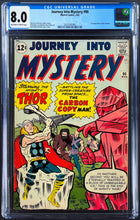 Load image into Gallery viewer, Journey Into Mystery #90 CGC 8.0 1963 Marvel Comics 1st Appearance Xartan Deviants
