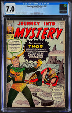 Load image into Gallery viewer, Journey Into Mystery #92 CGC 7.0 1963 Marvel Comics Classic LOKI Cover