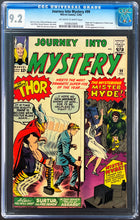 Load image into Gallery viewer, Journey Into Mystery #99 CGC 9.2 1963 Marvel Comics Origin &amp; 1st Appearance Mr. Hyde