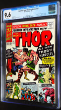 Load image into Gallery viewer, Journey Into Mystery Annual #1 CGC 9.6 White Pages 1965 Marvel Comics 1st Appearance Hercules