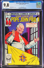 Load image into Gallery viewer, Life of Pope John Paul II #1 CGC 9.8 White 1982 Marvel Comics (New Case)