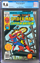Load image into Gallery viewer, MARVEL TEAM-UP #65 CGC 9.6 WHITE PAGES 💎 1st U.S. CAPTAIN BRITAIN (8021)
