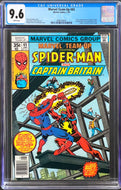 MARVEL TEAM-UP #65 CGC 9.6 WHITE PAGES 💎 1st U.S. CAPTAIN BRITAIN (8021)