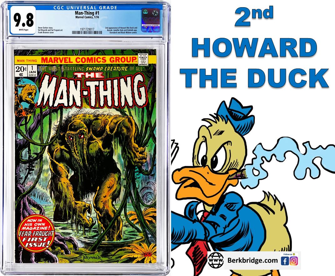 Man-Thing #1 CGC 9.8 White Pages 1974 Marvel Comics 2nd Appearance How ...