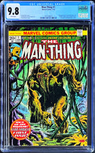 Load image into Gallery viewer, Man-Thing #1 CGC 9.8 White Pages 1974 Marvel Comics + Fear #19 CGC 9.6 White Pages 1973 1st Howard the Duck