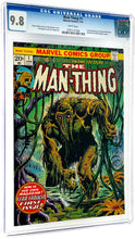 Load image into Gallery viewer, Man-Thing #1 CGC 9.8 White Pages 1974 Marvel Comics First Issue (Perfect Wrap)