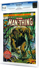 Load image into Gallery viewer, Man-Thing #1 CGC 9.8 White Pages 1974 Marvel Comics First Issue (Perfect Wrap)