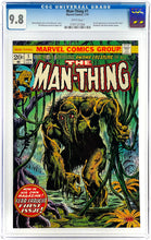 Load image into Gallery viewer, Man-Thing #1 CGC 9.8 White Pages 1974 Marvel Comics First Issue (Perfect Wrap)