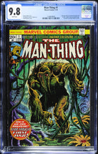 Load image into Gallery viewer, Man-Thing #1 CGC 9.8 White Pages 1974 Marvel Comics (New Case)