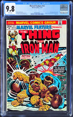 Marvel Feature #12 CGC 9.8 White Pages 1973 Marvel Comics