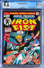 Load image into Gallery viewer, Marvel Premiere #15 CGC 9.6 CVA Exceptional 1974 Marvel 1st App IRON FIST