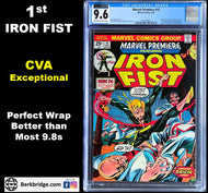 Marvel Premiere #15 CGC 9.6 CVA Exceptional 1974 Marvel 1st App IRON FIST