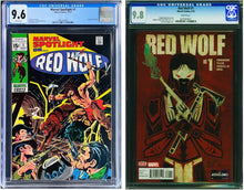 Load image into Gallery viewer, Marvel Spotlight #1 CGC 9.6 White Pages 1971 Marvel Comics + Red Wolf #1 CGC 9.8 (1 of 2)