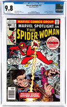 Load image into Gallery viewer, Marvel Spotlight #32 CGC 9.8 White Pages 1977 Marvel Comics + Secret Wars #7 CGC 9.8 WP 1st Appearance of Spider-Woman Set