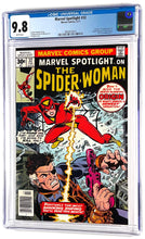 Load image into Gallery viewer, Marvel Spotlight #32 CGC 9.8 White Pages 1977 Marvel Comics + Secret Wars #7 CGC 9.8 WP 1st Appearance of Spider-Woman Set