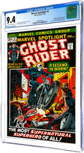 Load image into Gallery viewer, Marvel Spotlight #5 CGC 9.4 1972 Marvel Comics Origin &amp; 1st Appearance Ghost Rider (Graded Unpressed in 2004)
