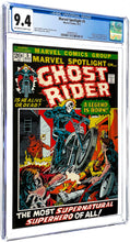 Load image into Gallery viewer, Marvel Spotlight #5 CGC 9.4 1972 Marvel Comics Origin &amp; 1st Appearance Ghost Rider (Graded Unpressed in 2004)