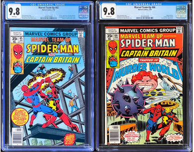Marvel Team-Up #65 #66 CGC 9.8 White 1978 Marvel Comics Set (2)