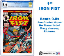 Load image into Gallery viewer, Marvel Premiere #15 CGC 9.6 NM+ 1974 Marvel Comics 1st Appearance Iron Fist