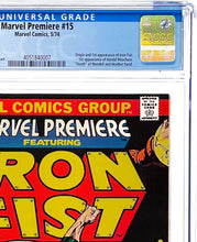 Load image into Gallery viewer, Marvel Premiere #15 CGC 9.6 NM+ 1974 Marvel Comics 1st Appearance Iron Fist