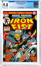 Load image into Gallery viewer, Marvel Premiere #15 CGC 9.8 1974 Marvel Comics 1st Appearance Iron Fist (New Case)