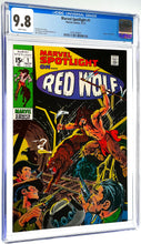 Load image into Gallery viewer, Marvel Spotlight #1 CGC 9.8 White Pages 1971 Marvel Comics Red Wolf Origin &amp; 1st Appearance Neal Adams Cover