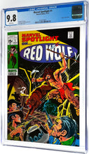 Load image into Gallery viewer, Marvel Spotlight #1 CGC 9.8 White Pages 1971 Marvel Comics Red Wolf Origin &amp; 1st Appearance Neal Adams Cover