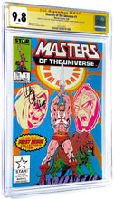 Load image into Gallery viewer, Masters of the Universe #1 CGC 9.8 SS 1986 Marvel Comics RARE 2x Signed (1 of 2)