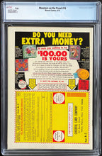 Load image into Gallery viewer, Monsters on the Prowl #16 CGC 9.4 White Pages 1st Appearance Thulsa Doom 1972 Marvel Comics