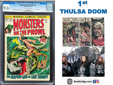 Monsters on the Prowl #16 CGC 9.6 NM+ 1st Appearance Thulsa Doom 1972 Marvel Comics