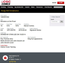 Load image into Gallery viewer, Monsters on the Prowl #16 CGC 9.6 SS Signed Stan Lee 1972 Marvel Comics 1st App Thulsa Doom