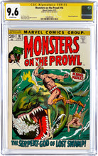 Load image into Gallery viewer, Monsters on the Prowl #16 CGC 9.6 SS Signed Stan Lee 1972 Marvel Comics 1st App Thulsa Doom