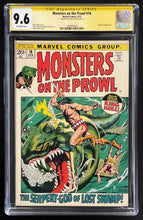 Load image into Gallery viewer, Monsters on the Prowl #16 CGC 9.6 SS Signed Stan Lee 1972 Marvel Comics 1st App Thulsa Doom