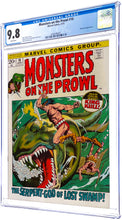 Load image into Gallery viewer, Monsters on the Prowl #16 CGC 9.8 WP 1st Appearance Thulsa Doom 1972 Marvel Comics
