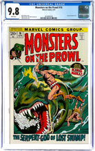 Load image into Gallery viewer, Monsters on the Prowl #16 CGC 9.8 WP 1972 Marvel Comics 1st Appearance Thulsa Doom