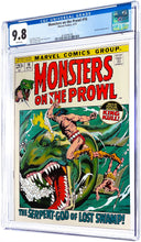 Load image into Gallery viewer, Monsters on the Prowl #16 CGC 9.8 WP 1972 Marvel Comics 1st Appearance Thulsa Doom