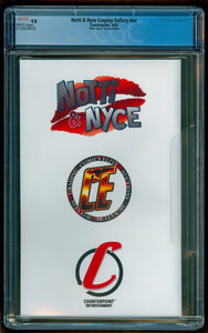 NOTTI & NYCE COSPLAY GALLERY #nn CGC 9.8 LIMITED 150 PRINT 💎 1 of 10 "WHITE QUEEN NAUGHTY" VARIANT