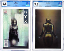 Load image into Gallery viewer, NYX #3 CGC 9.8 WP 2004 Marvel Comics 1st Appearance X-23 + X-Men Red #1 CGC 9.8 Lee Virgin Variant