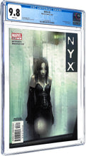 Load image into Gallery viewer, NYX #3 CGC 9.8 WP 2004 Marvel Comics 1st Appearance X-23 + X-Men Red #1 CGC 9.8 Lee Virgin Variant