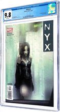 Load image into Gallery viewer, NYX #3 CGC 9.8 WP 2004 Marvel Comics 1st Appearance X-23 + X-Men Red #1 CGC 9.8 Lee Virgin Variant