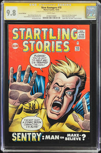 New Avengers #10 Buscema Variant CGC 9.8 SS 2005 Marvel Comics Signed McNiven