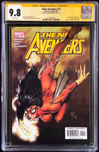 Load image into Gallery viewer, New Avengers #4 CGC 9.8 SS Signed MCU Maria Hill Marvel Comic 2005 1st Appearance