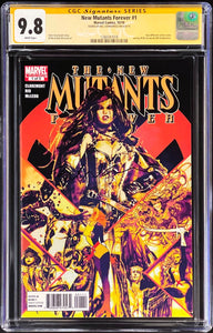 New Mutants Forever #1 CGC 9.8 SS Sienkiewicz Signed 2010 Marvel Comics