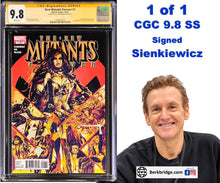 Load image into Gallery viewer, New Mutants Forever #1 CGC 9.8 SS Sienkiewicz Signed 2010 Marvel Comics