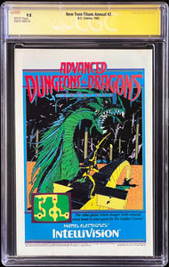 New Teen Titans Annual #2 CGC 9.8 SS George Perez Signed 1st Appearance Vigilante 1983 DC Comics