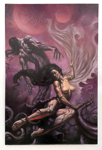 ORIGINAL COVER ART WARLORD OF MARS #28 💎 LUCIO PARRILLO 2012
