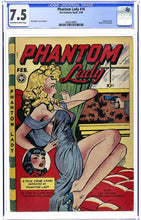 Load image into Gallery viewer, Phantom Lady #16 CGC 7.5 OWW 1948 Fox Features Synd. Matt Baker Cover