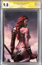 Load image into Gallery viewer, RED SONJA BIRTH OF THE SHE-DEVIL #1 CGC 9.8 SS VIRGIN VARIANT 💎 SIGNED JEEHYUNG LEE