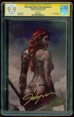 RED SONJA BIRTH OF THE SHE-DEVIL #1 CGC 9.9 SS VIRGIN VARIANT 💎 SIGNED JEEHYUNG LEE