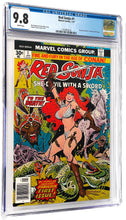 Load image into Gallery viewer, Red Sonja #1 CGC 9.8 White Pages 1977 Marvel Comics 1st Solo Series